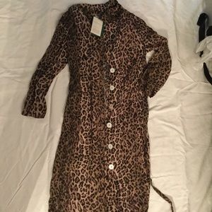 Rixo Leopard Dress